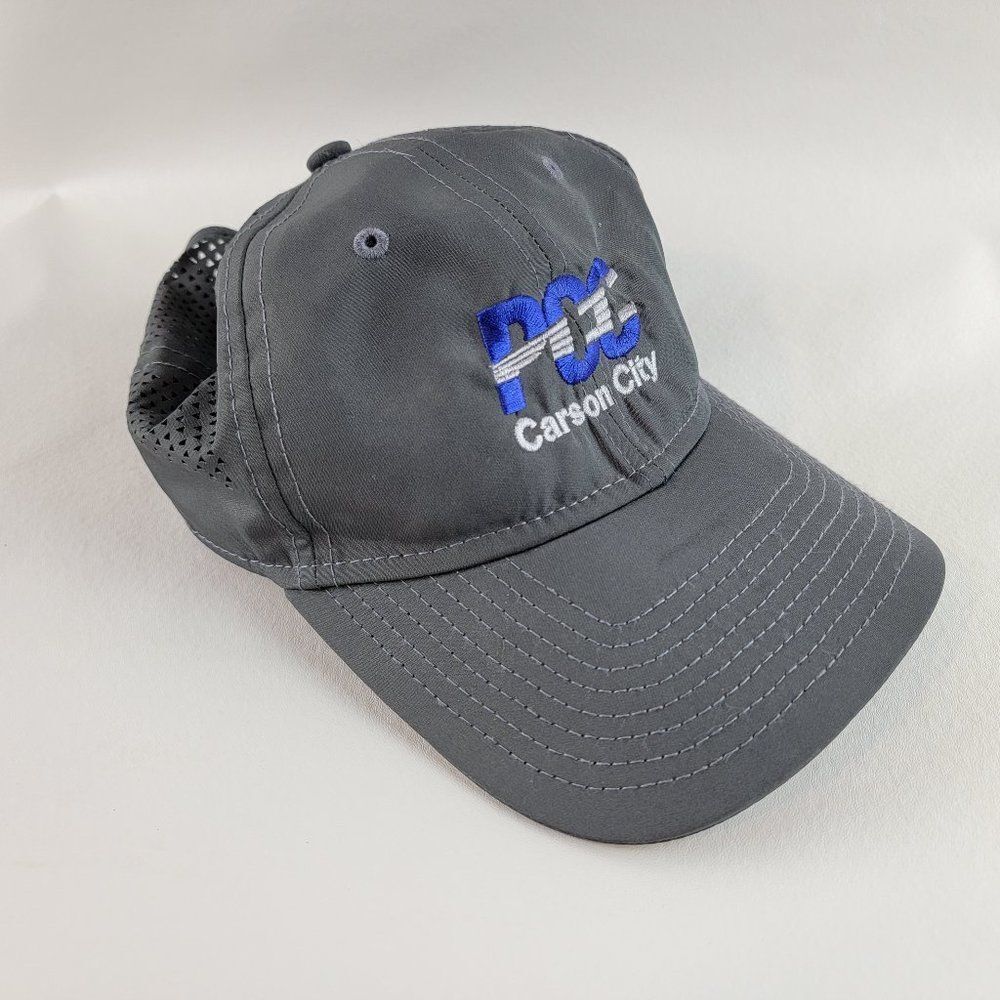 New Era 9FORTY Hat Mens One Size Gray PCC Carson City Mesh Back Adjustable Cap